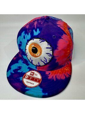 Mishka Keep Watch New Era 9FIFTY Eyeball Tie Dye Snapback Hat One Size